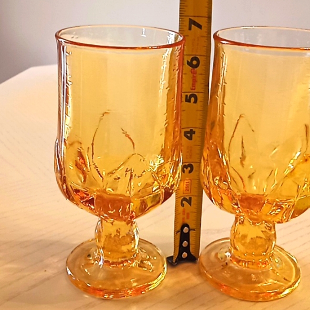 Cabaret Cornsilk Collection by, FRANCISCAN.  Set of 2. Iced Tea Goblets Flawless - Picture 7 of 8